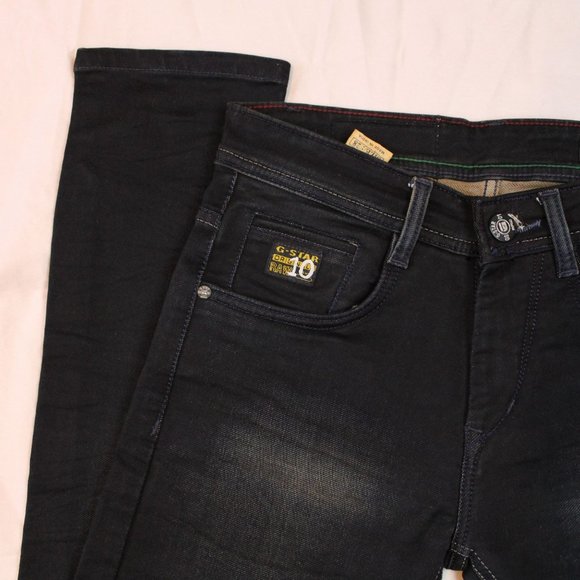 G Star Raw Jeans Men's Size 28 Tailored Fit Black Faded Stretch Denim 3301 D48 - Picture 13 of 16